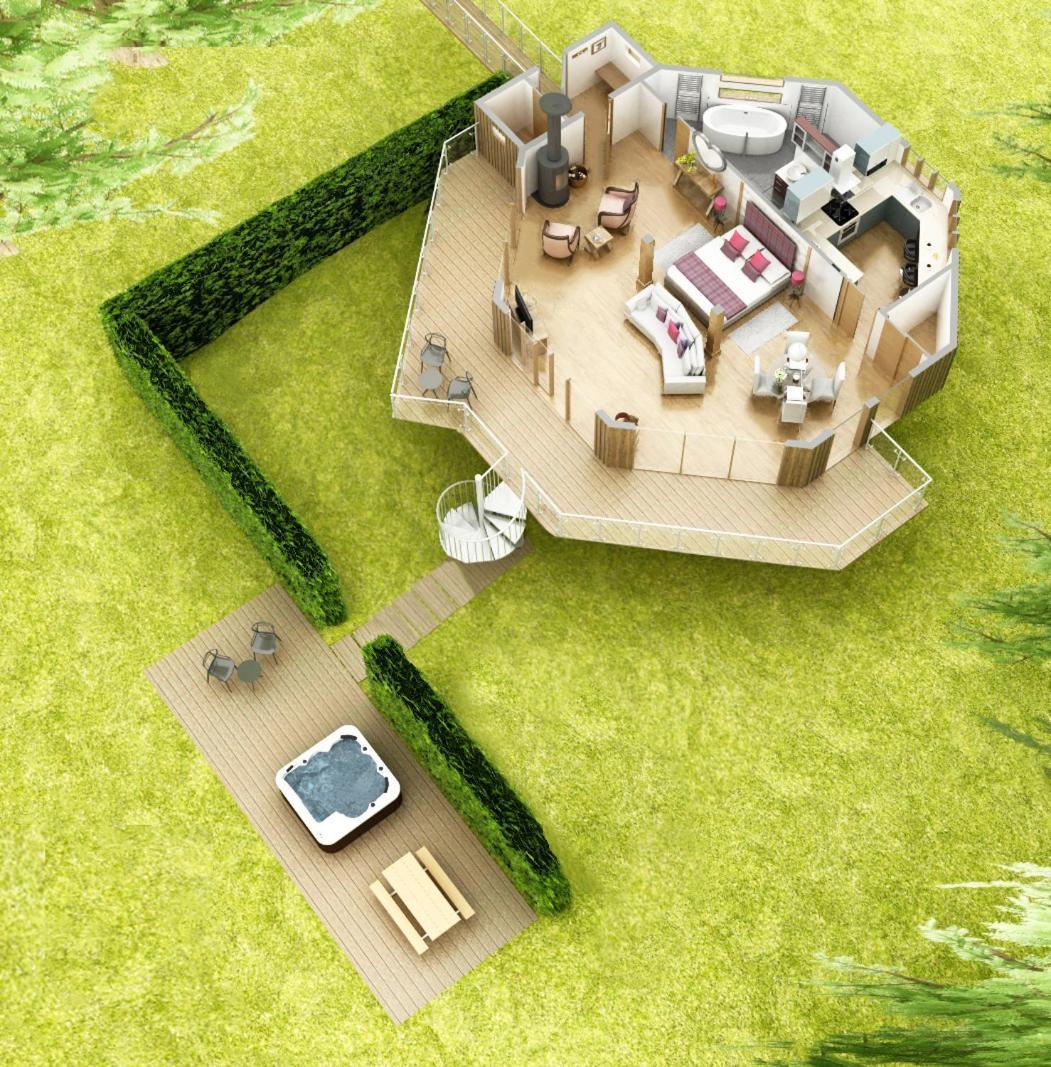 Dalnoid Cottages & Treehouses Nr Glenshee المظهر الخارجي الصورة
