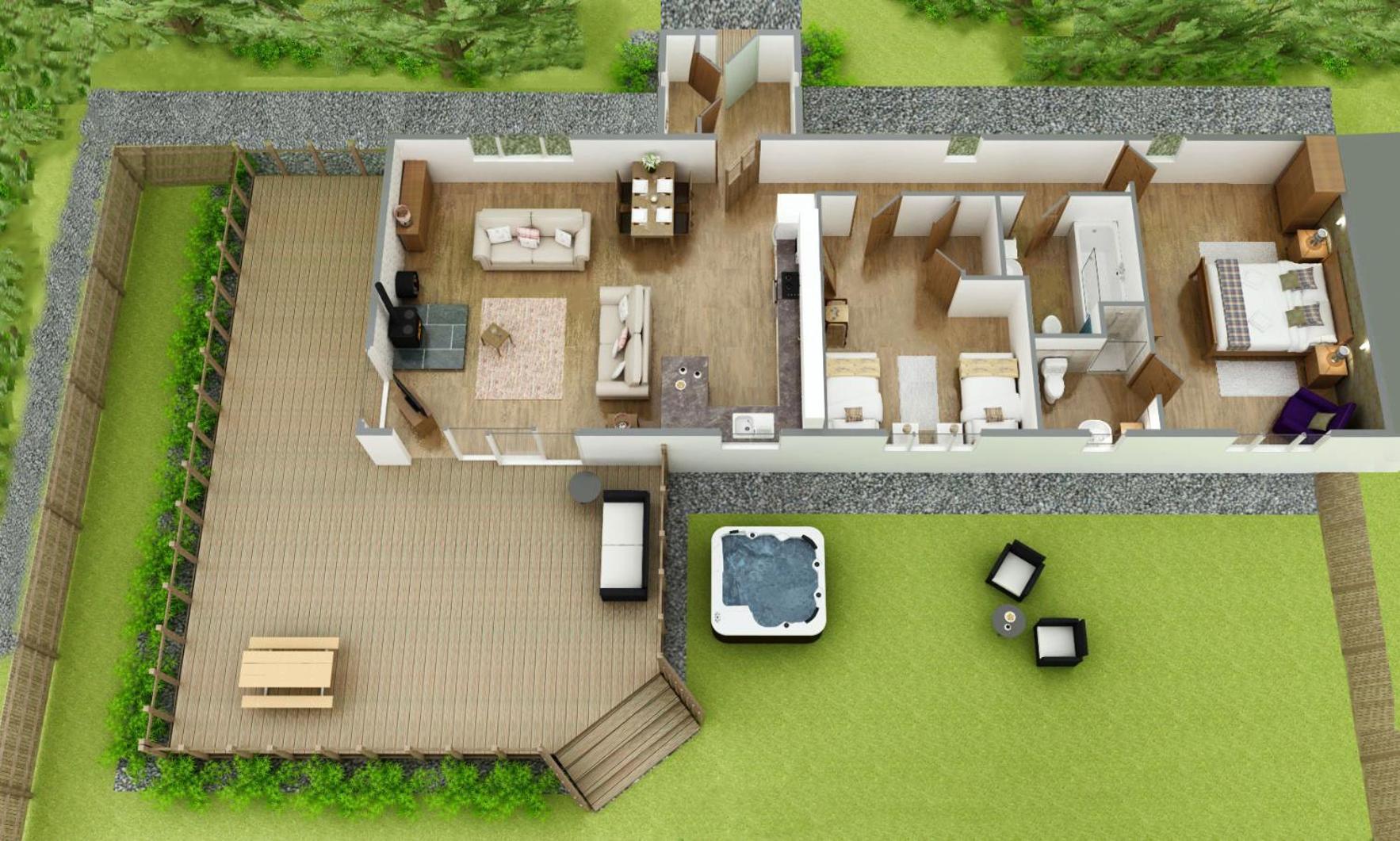 Dalnoid Cottages & Treehouses Nr Glenshee المظهر الخارجي الصورة