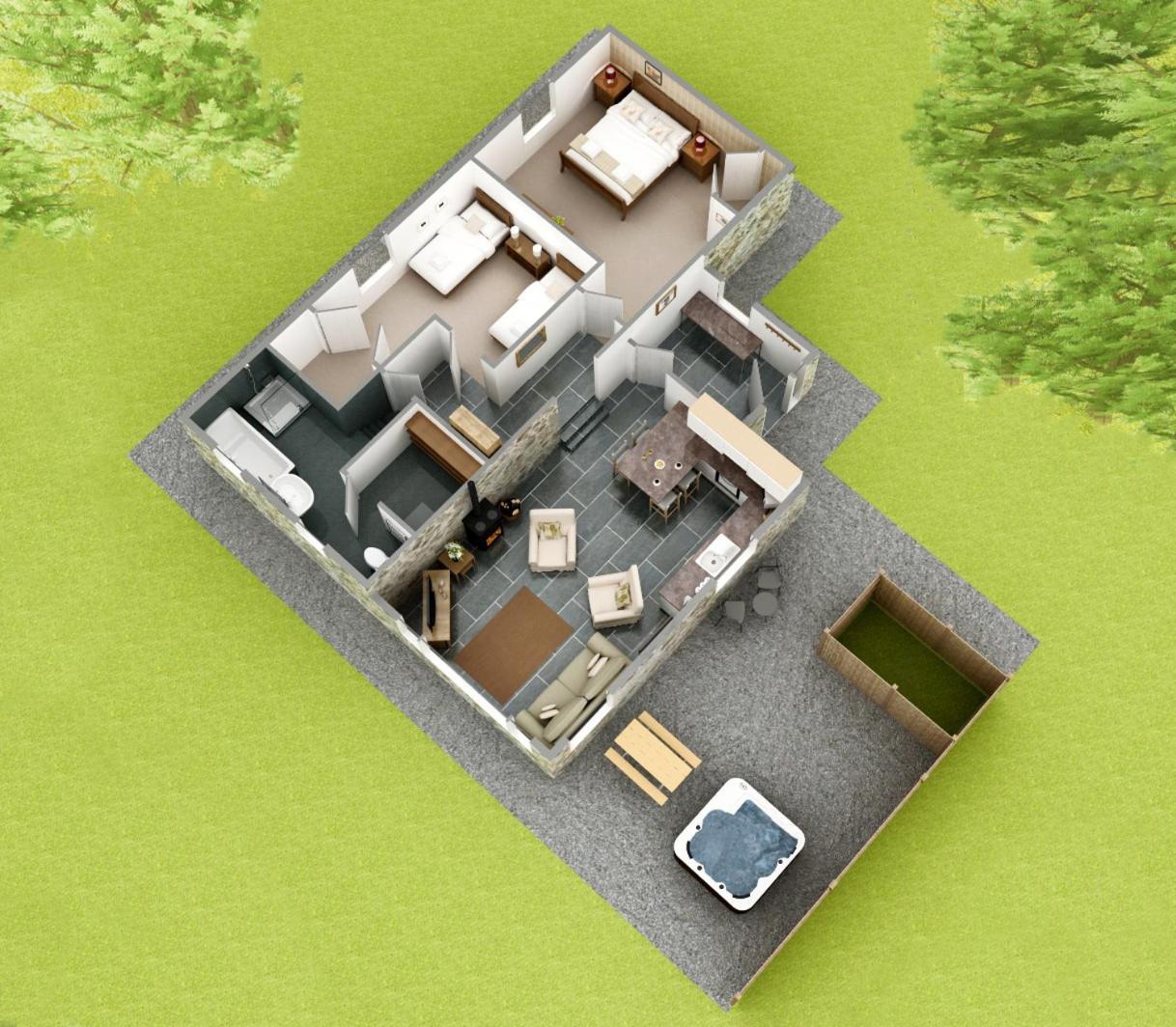 Dalnoid Cottages & Treehouses Nr Glenshee المظهر الخارجي الصورة